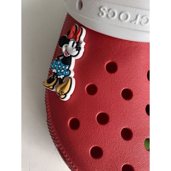Crocs Disney Mickey Minnie Mouse Platform Clog 208885-8C1 Women's Sz 8 Jibbitz - Picture 3 of 10
